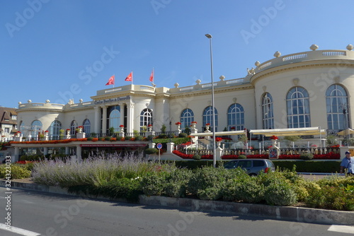 Deauville (France). September 2014. Luxury Casino building.