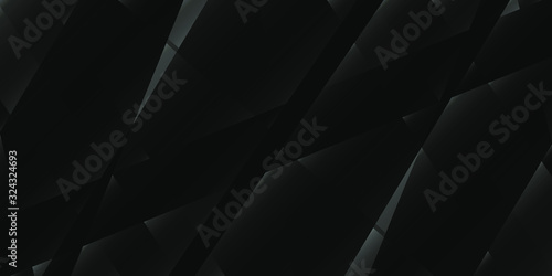 Dark black Geometric grid b...