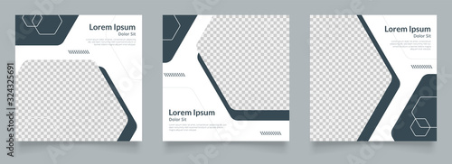 social media post template for digital marketing and sale promo. banner offer. vector story frame illustration