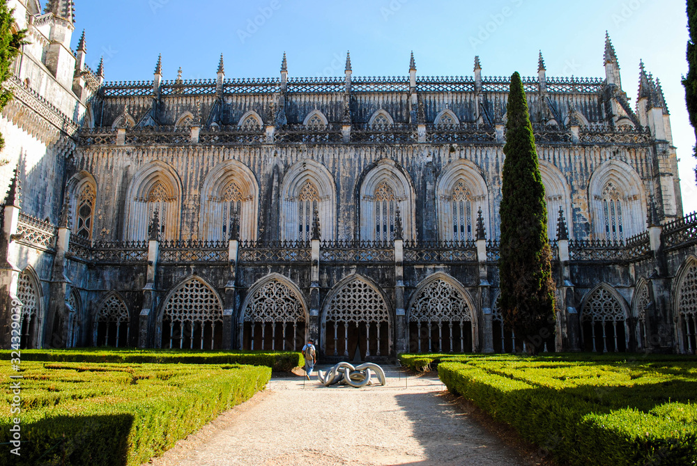 Obraz premium Exterior of the Batalha Monastery in Portugal