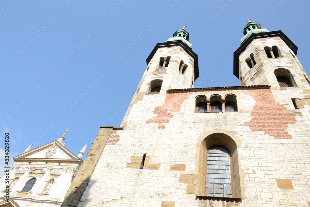 Churches in Krakow, Poland