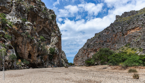 Torrent de Pareis, Canyon de la Calobra in the island of Mallorca