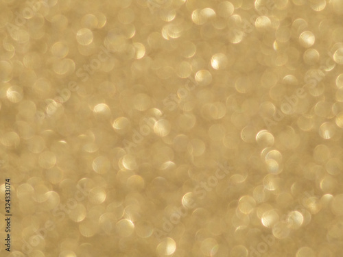 Abstract gold bokeh for background