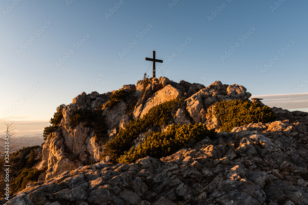 Fototapeta premium summit cross at 