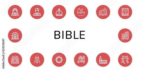 bible icon set