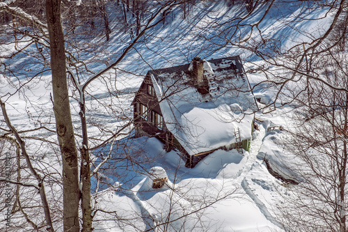 Shelter Limba, Rakytov , Big Fatra mountains, Slovakia photo