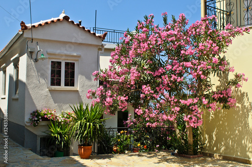 Fotobehang Manolates village, Samos, Greece