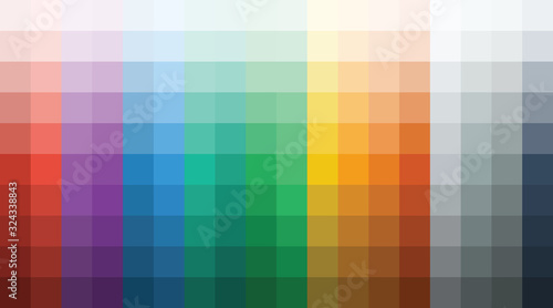 colour set palette vector illustration