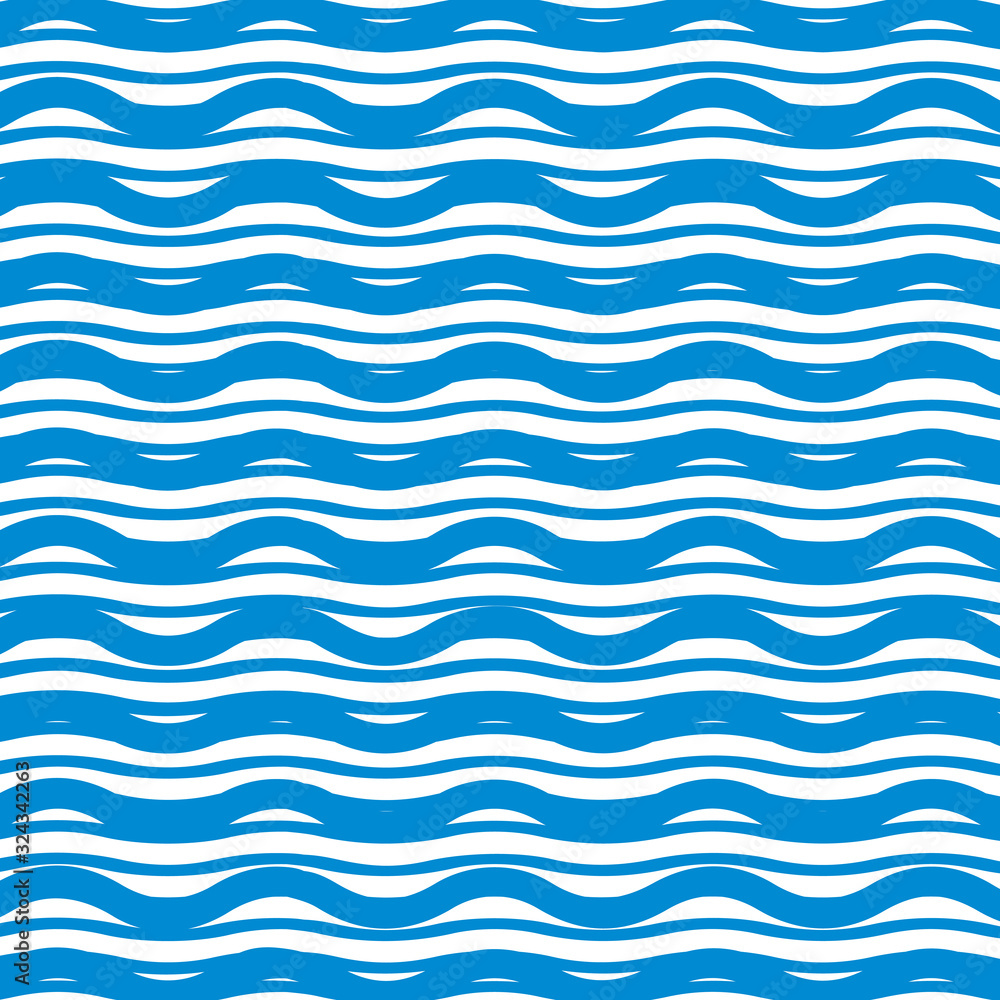Blue wave pattern Blue wave pattern