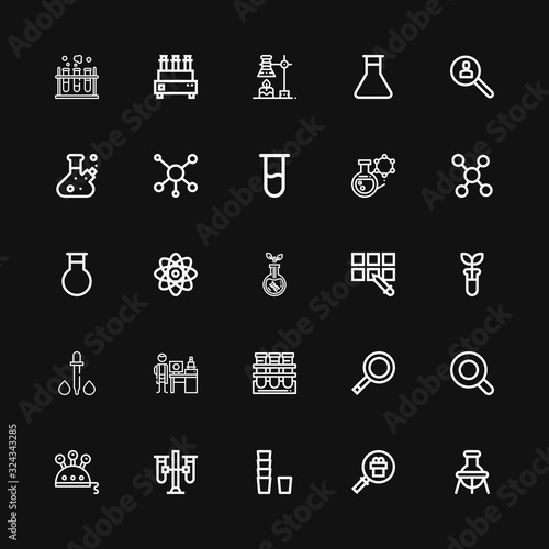 Editable 25 experiment icons for web and mobile