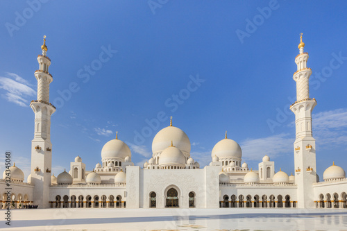 Sheikh Zayed Grand Mosque in Abu Dhabi, UAE
