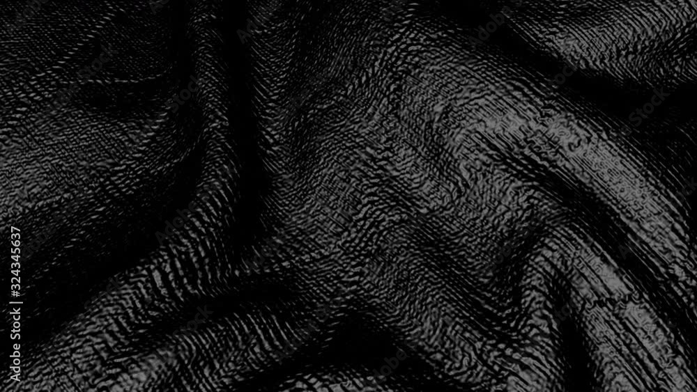black wave animated surface with texture. Abstract three-dimensional background. 3d render black wave animated surface with texture. Abstract three-dimensional background. 3d render