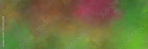 colorful grungy painting background texture with pastel brown, dark moderate pink and moderate green colors. can be used as season card background or wall paper cover background
