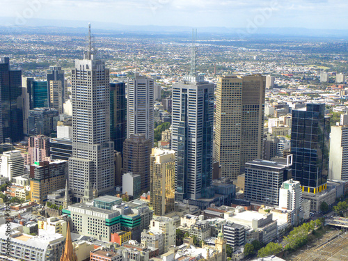 Skyline Melbourne in Victoria Australia