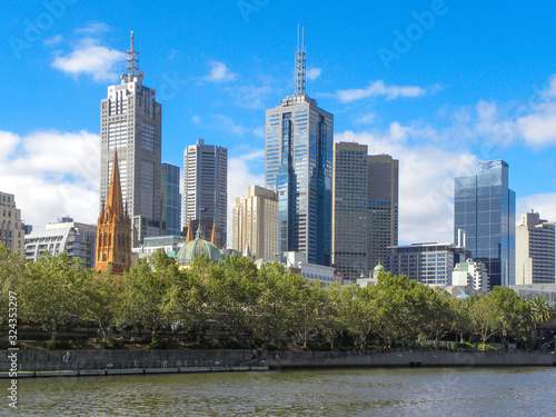 Skyline Melbourne in Victoria Australia