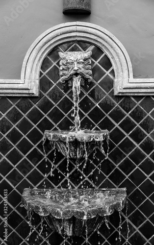 Interesting fountain on the streets of Todos Santos photo