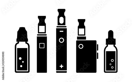 Vape devices vector icon