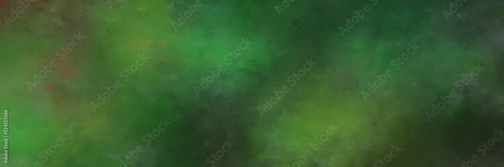 colorful grungy painting background texture with dark olive green, dark slate gray and sea green colors and space for text or image. can be used as card, poster or background texture