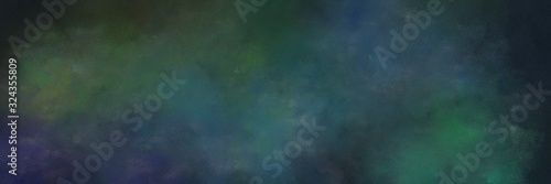 dark slate gray, very dark blue and teal blue color background with space for text or image. vintage texture, distressed old textured painted design. can be used as background or texture