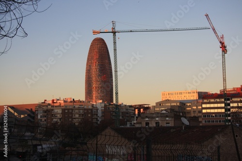 Canvas Print torre agbar Barcelona