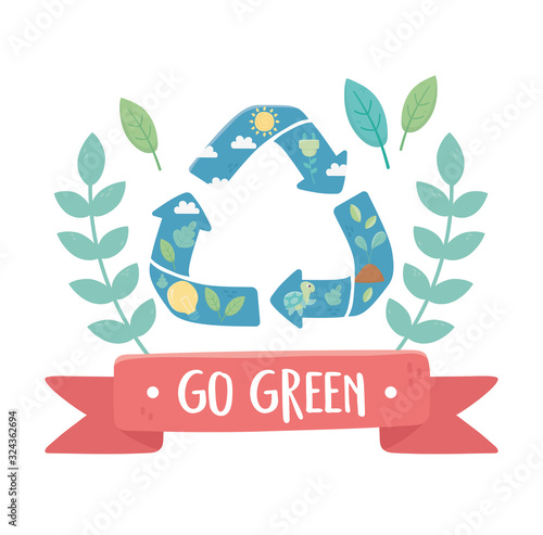 recycle flora fauna go green environment ecology