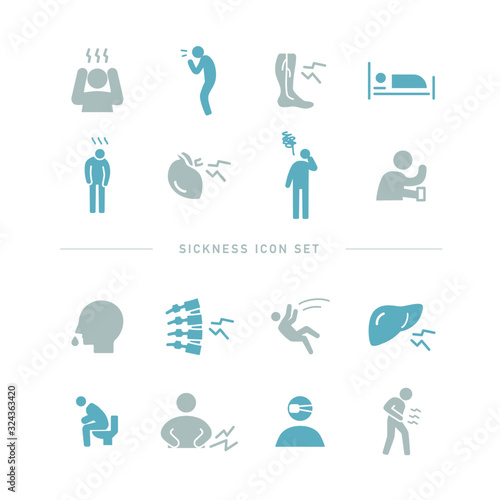 SICKNESS ICON SET