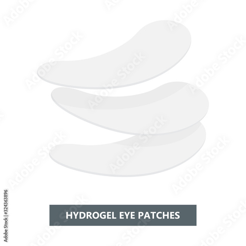 Hydrogel cosmetic eye patch.