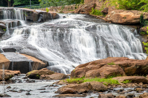 Waterfall in downtown Greenville South Carolina 