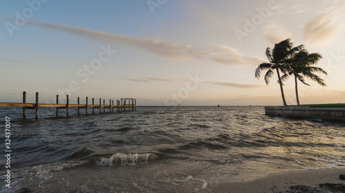 Sunset on the southern end of Pine Island, Florida.