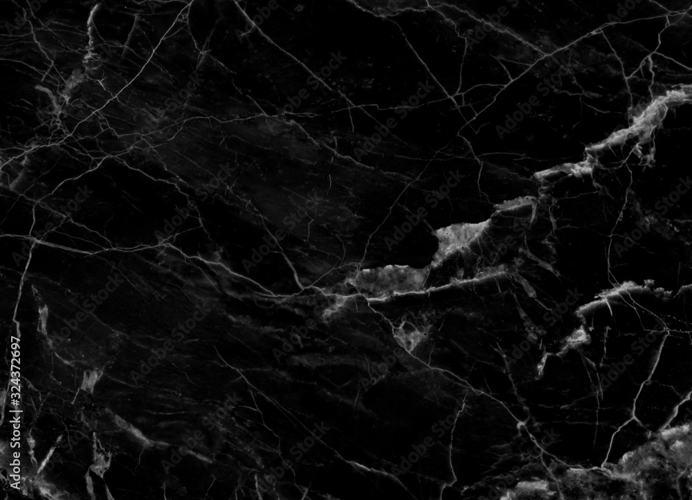 Fototapeta Black marble pattern texture
