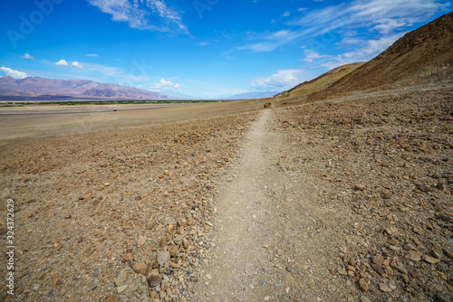 hikink the golden canyon - gower gulch circuit in death valley  california  usa