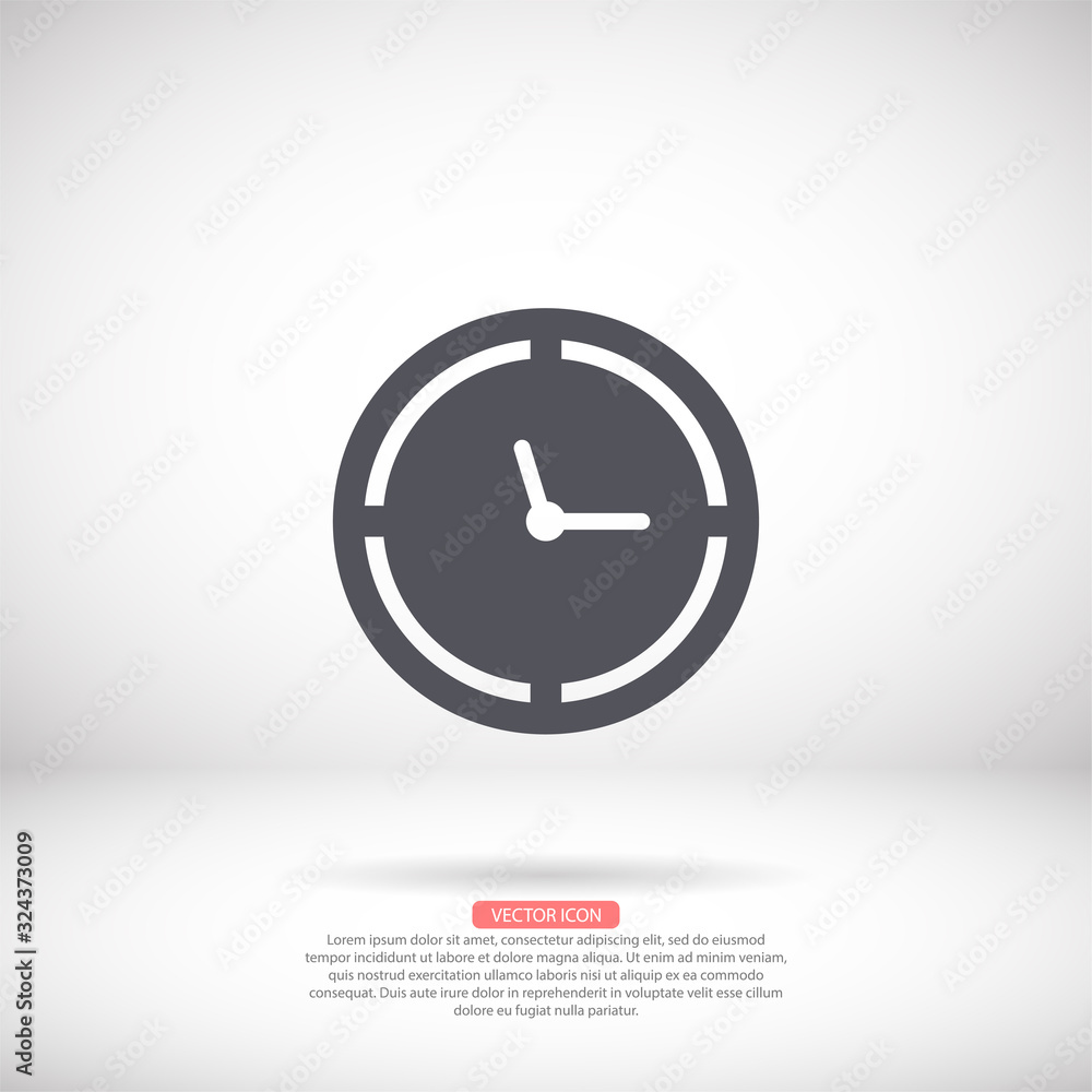 vector icon times , lorem ipsum Flat design vector icon times , lorem ipsum Flat design