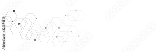 Abstract background consisting of set of hexagonal cells.