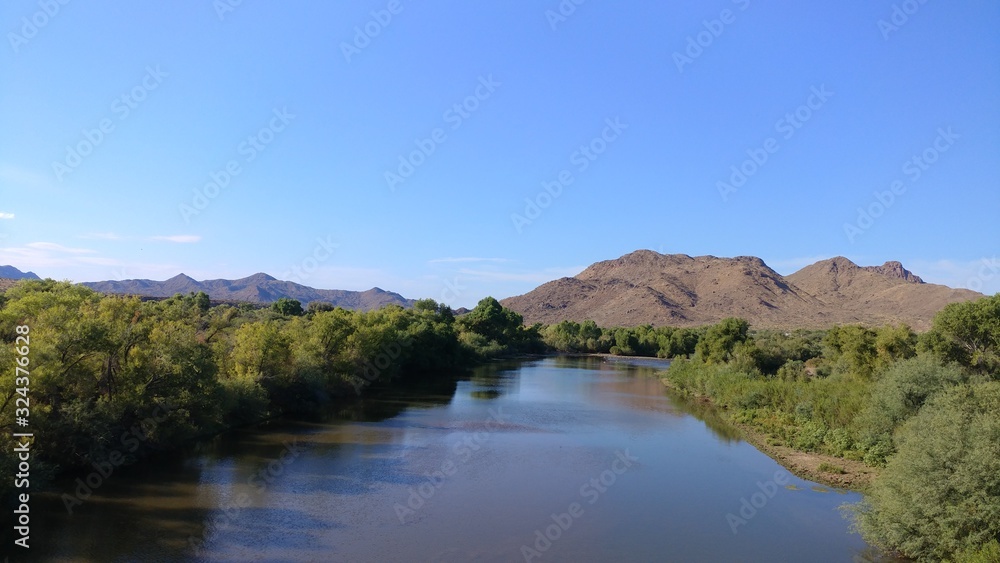 Obraz premium Salt River Arizona