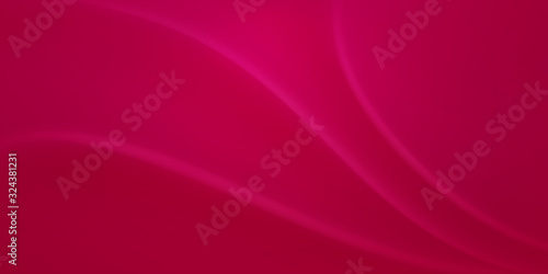 Abstract background with wavy surface in red colors