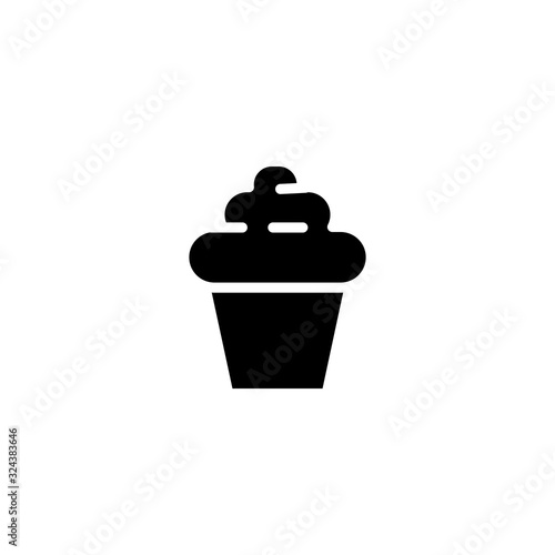 Vector illustration, cupcake icon design © icon corner
