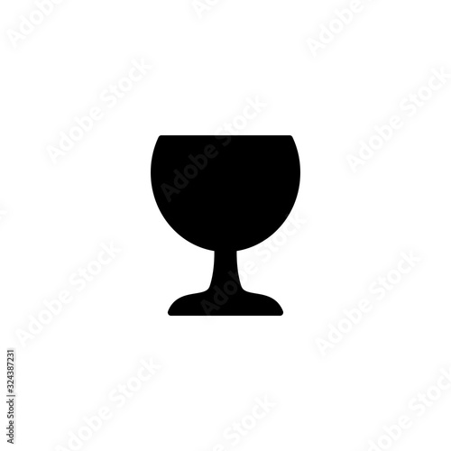 Vector illustration, wine glass icon design