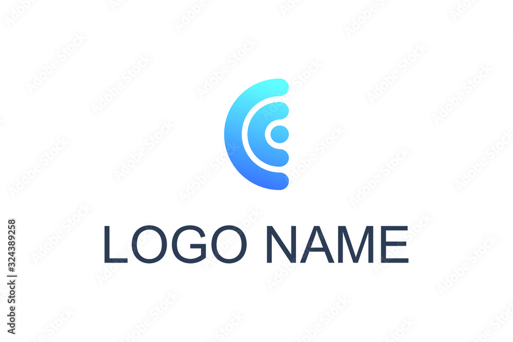 logo letter C vector logo icon