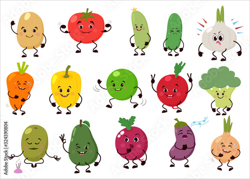 фотографія Various fresh colorful vegetables.