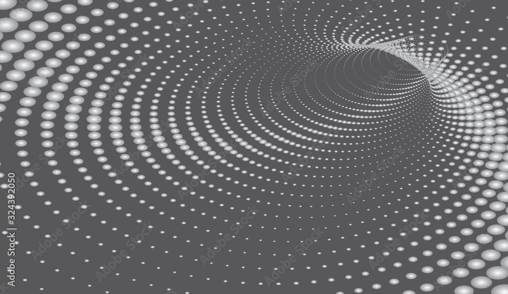 Dotted Halftone Vector Spiral Pattern or Texture Dotted Halftone Vector Spiral Pattern or Texture