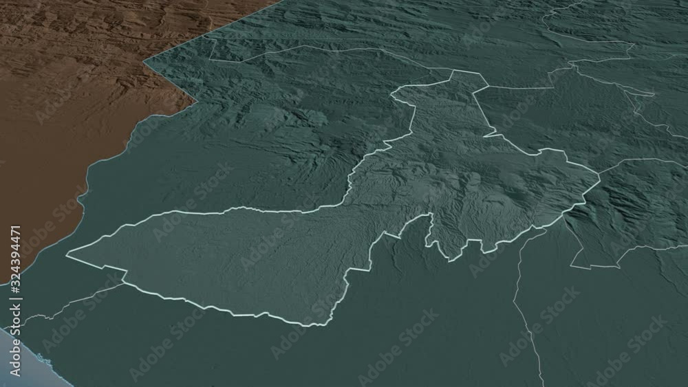 Quezaltenango, department with its capital, zoomed and extruded on the administrative map of Guatemala in the conformal Stereographic projection. Animation 3D Quezaltenango, department with its capital, zoomed and extruded on the administrative map of Guatemala in the conformal Stereographic projection. Animation 3D
