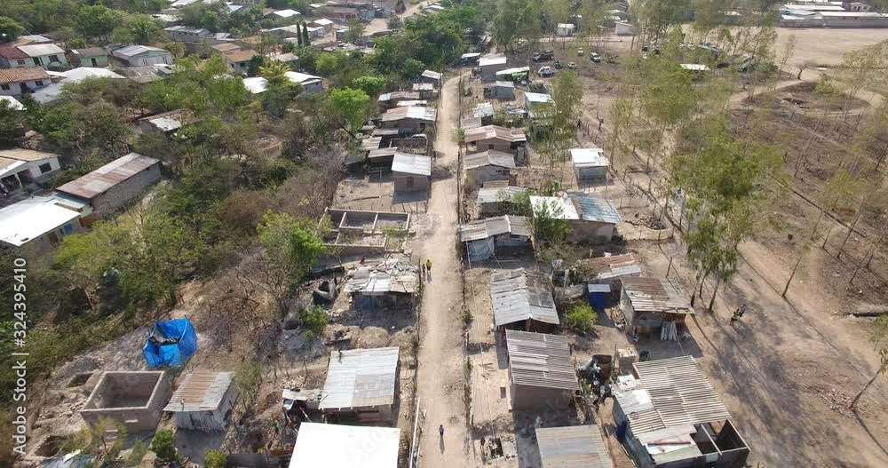 4k Aerial Developing Country Of Honduras Stock Video Adobe Stock