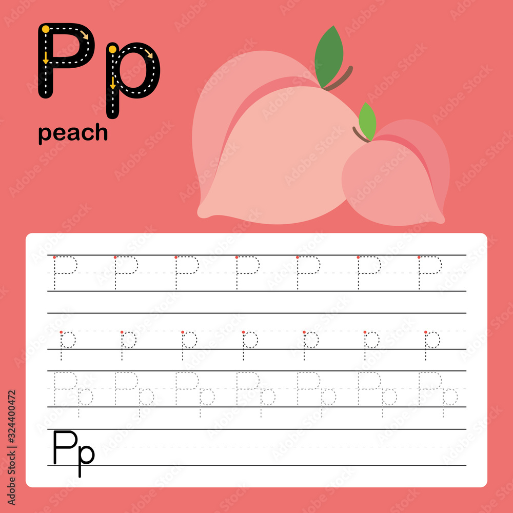 Alphabet tracing worksheet for preschool and kindergarten to improve ...