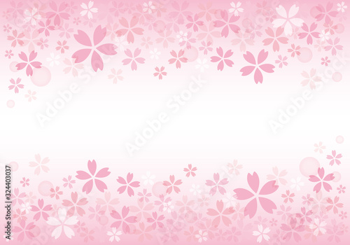 桜の背景素材