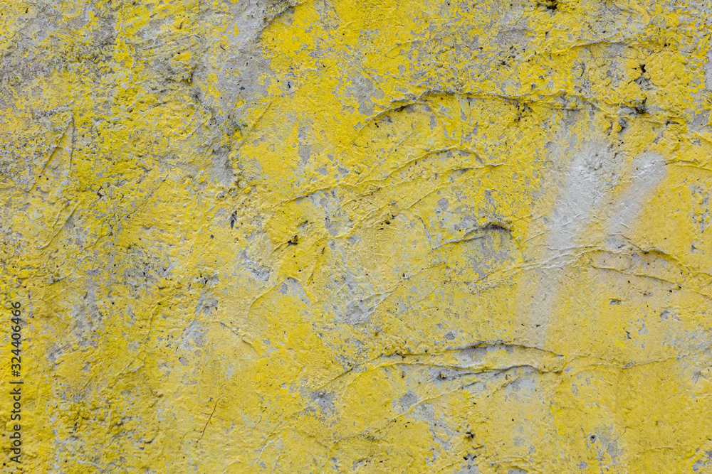 Texture of cement concrete wall with yellow paint. Texture of cement concrete wall with yellow paint.