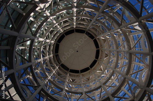 ceiling of modern building