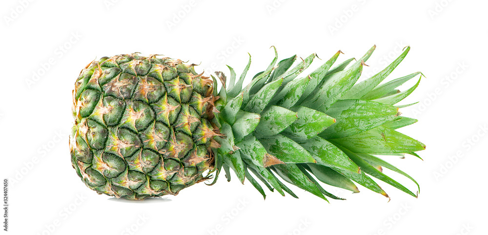 Fototapeta premium Pineapple fruit an isolated on white background