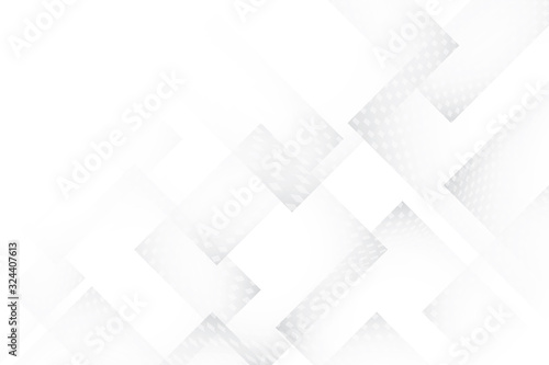 Abstract geometric white and gray color background. Vector, illustration. 