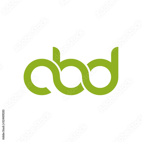 Simple Letter CBD logo vector icon template for CBD Cannabidiol Cannabis Hemp Marijuana Bussiness Consulting Health Company