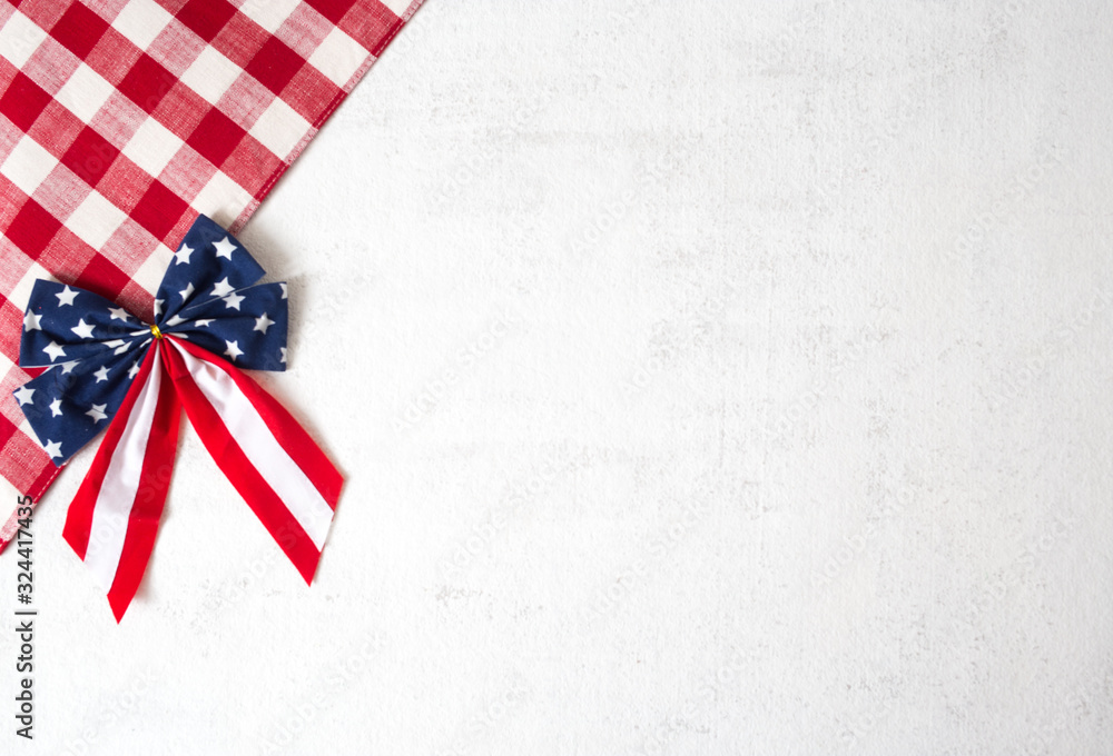 Fototapeta premium Patriotic Red White and Blue Background